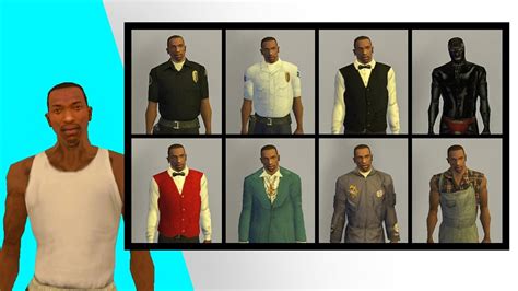 gta san andreas clothes